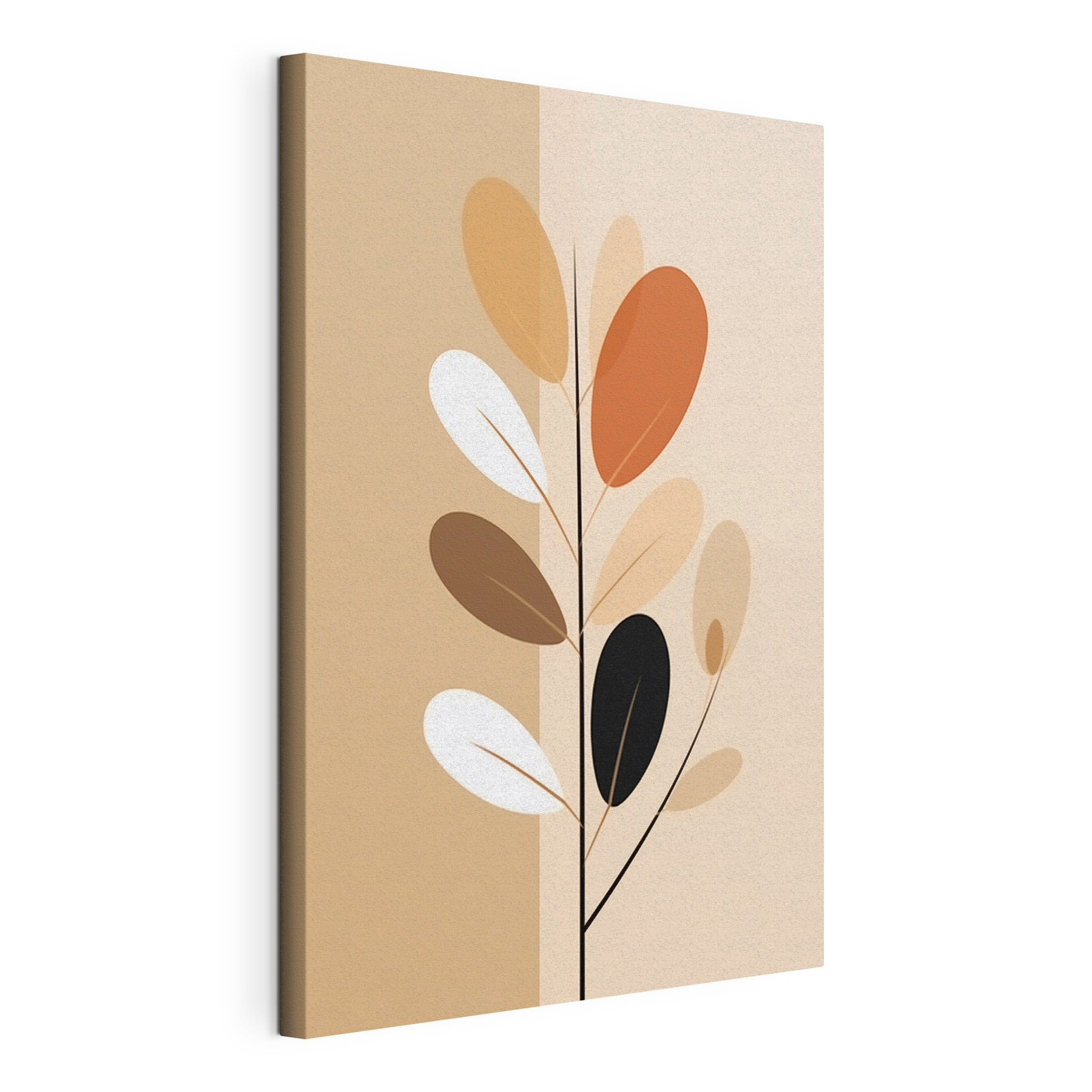 Brown white and black leafy plant Brown white and black leafy plant