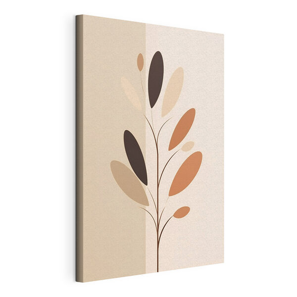 Tableaux Tableaux Plante aux feuilles brunes et noires (UGS : s45835)