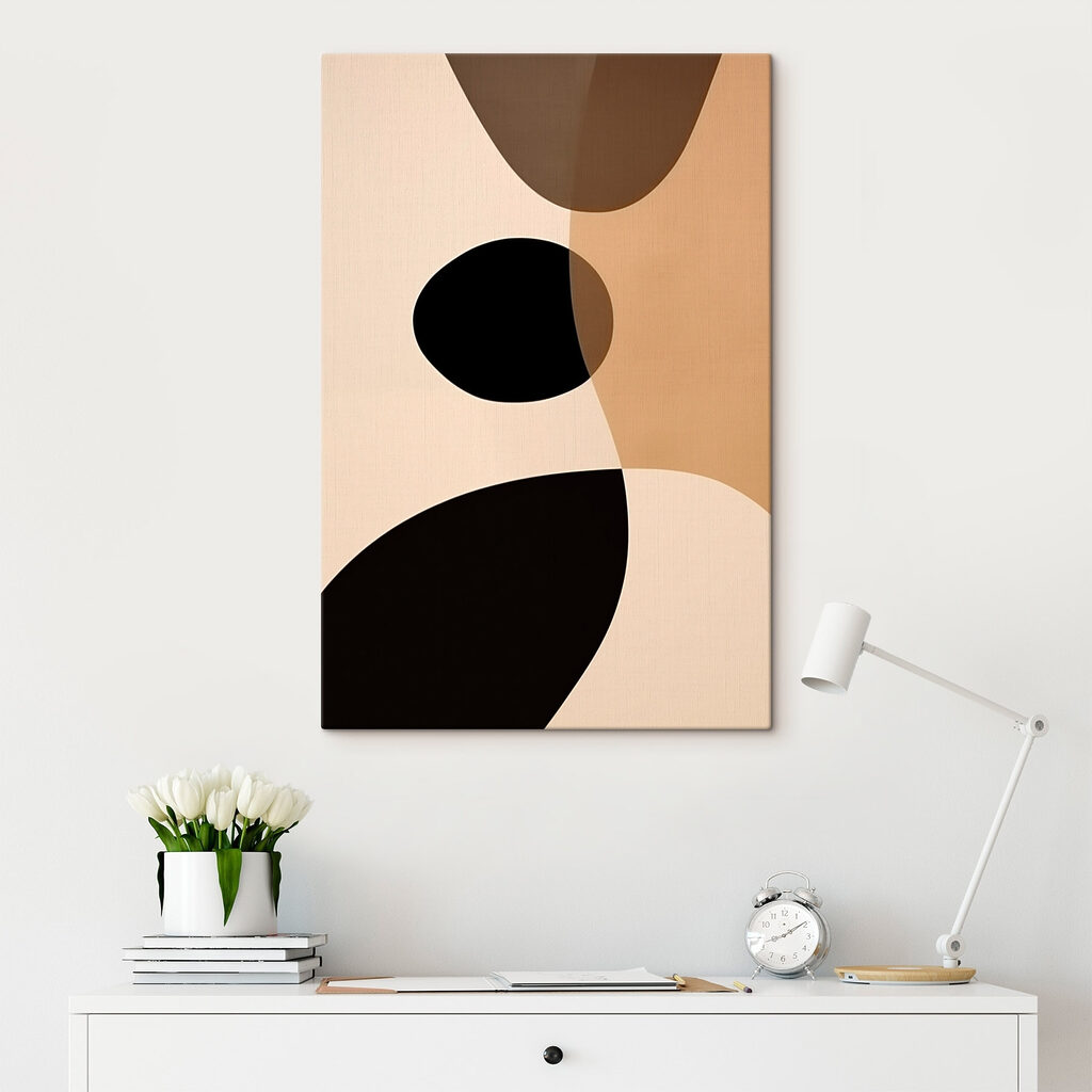 Black and tan circles Black and tan circles