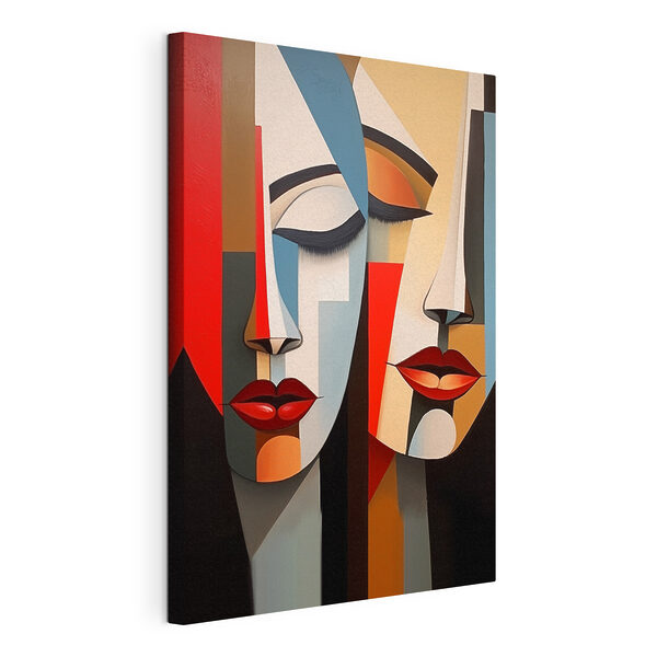 Tableaux Tableaux Peinture représentant deux visages (UGS : s45967)
