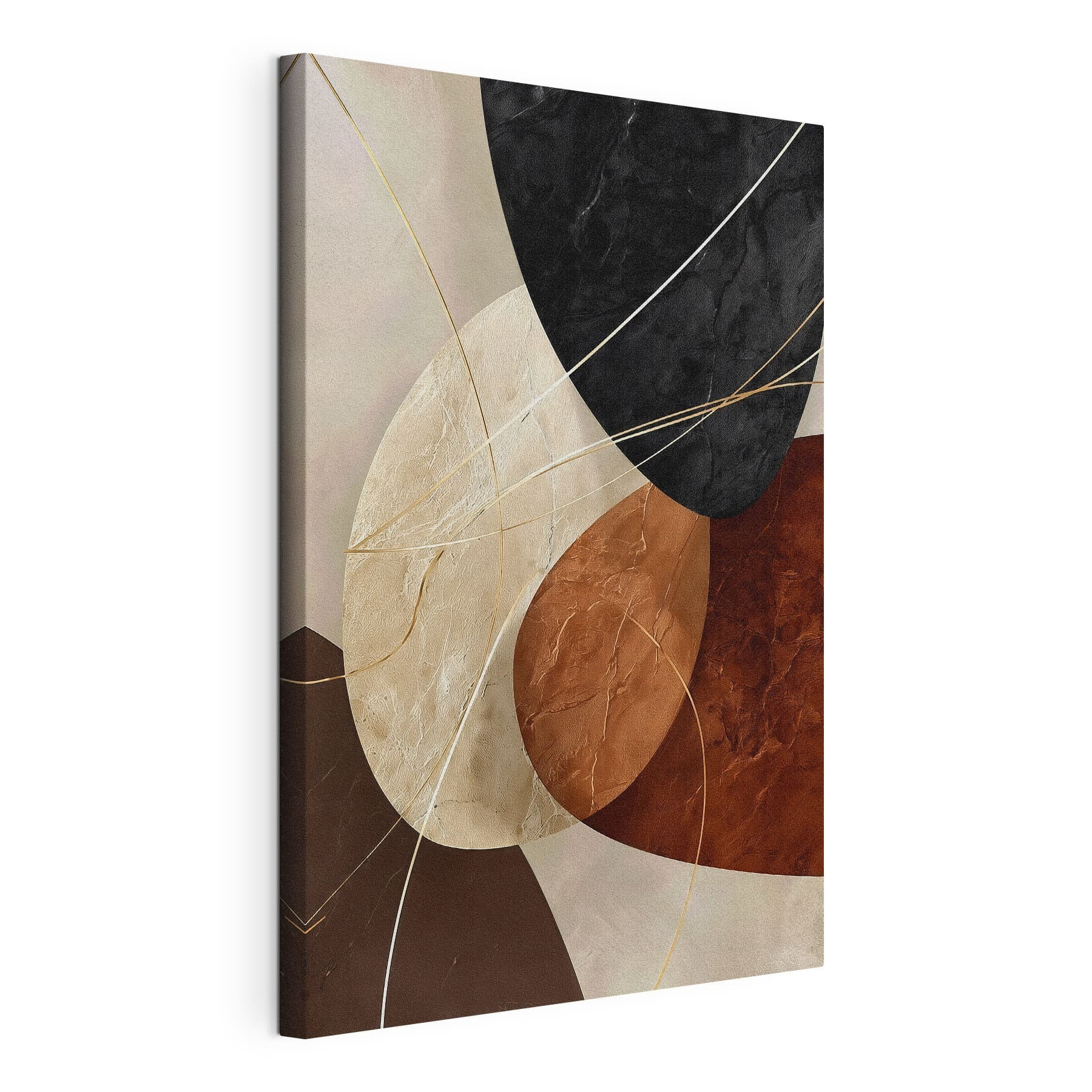 Abstract shapes in warm tones Abstract shapes in warm tones