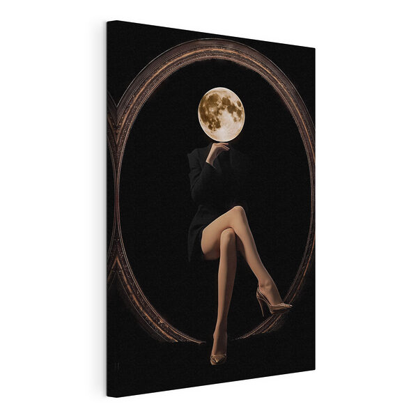 Tableaux Une femme assise sur une chaise, le visage éclairé par la lune (UGS : s45891) Tableaux Tableaux Une femme assise sur une chaise, le visage éclairé par la lune (UGS : s45891)