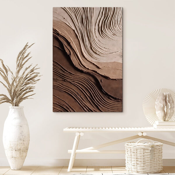 Soft, wavy texture in neutral hues Soft, wavy texture in neutral hues