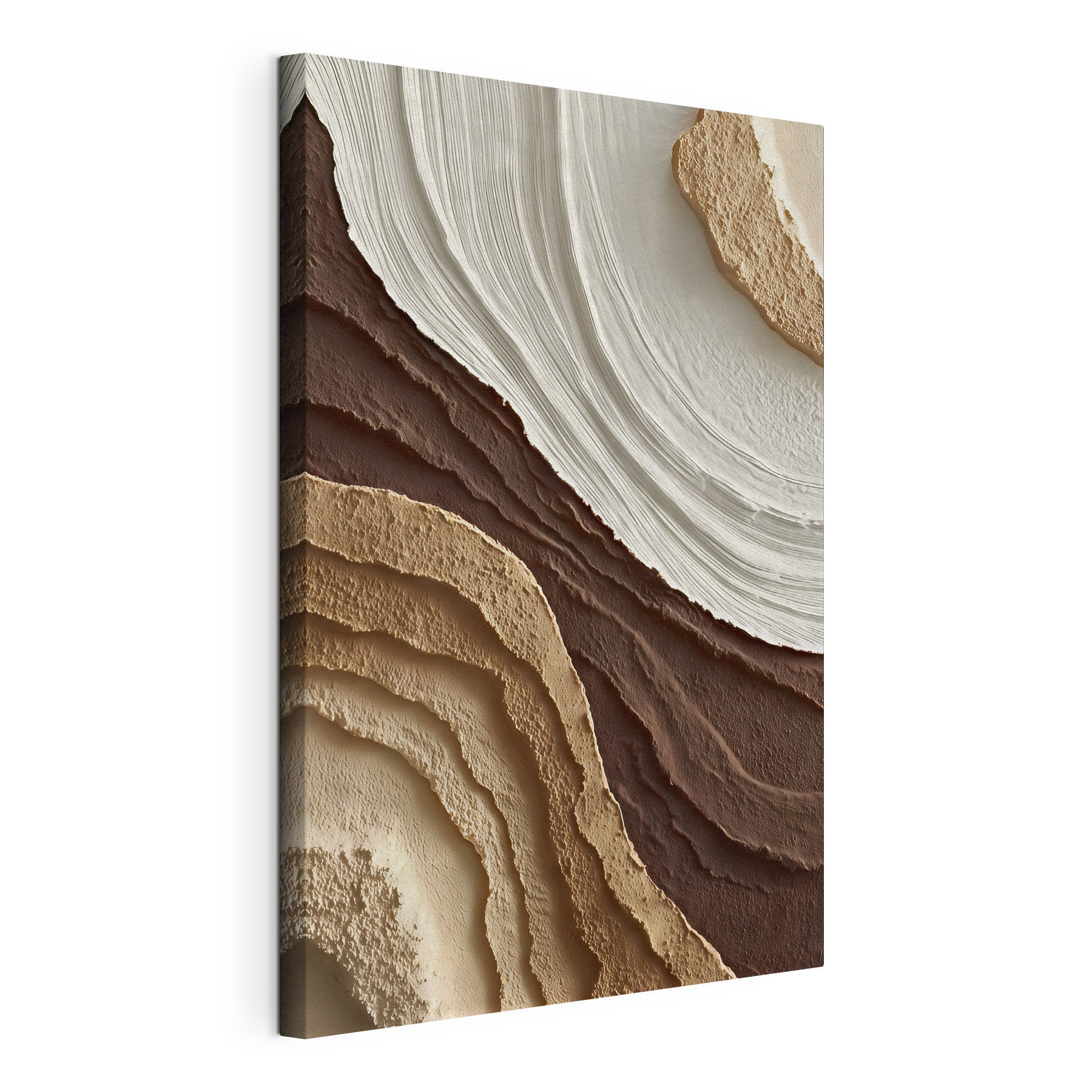 Textured Earth Tones in Layers