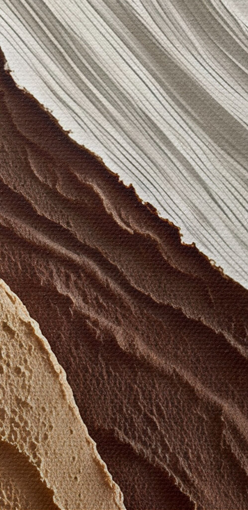 Textured Earth Tones in Layers