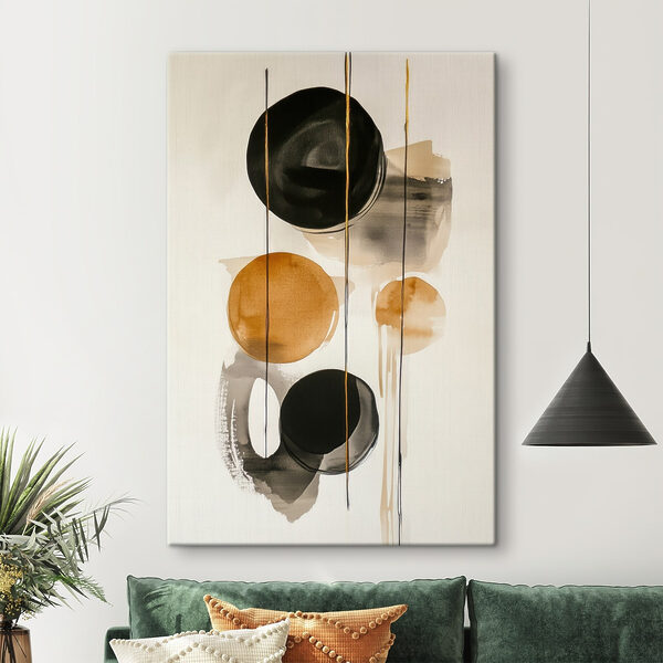 Painting of circles and dots