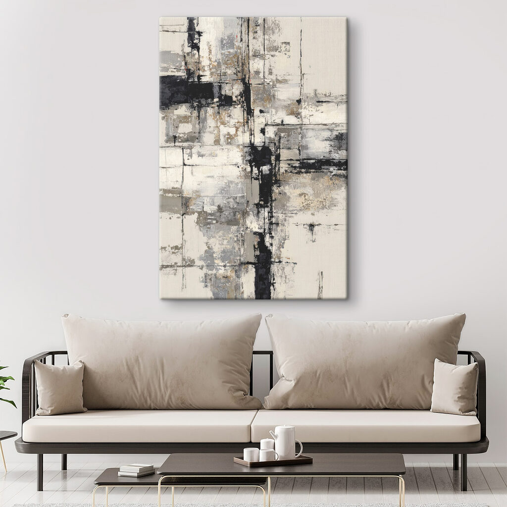 Black and white painting