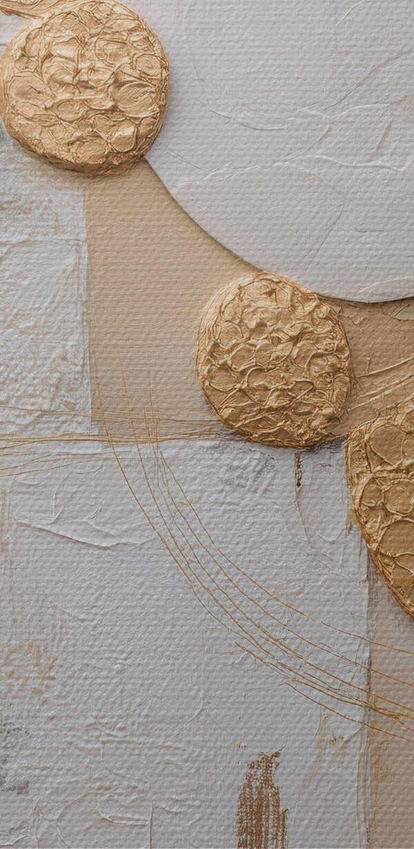 Abstract forms in soft earth tones