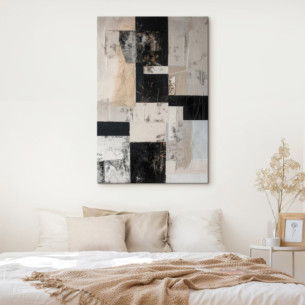 Black and white art piece Black and white art piece
