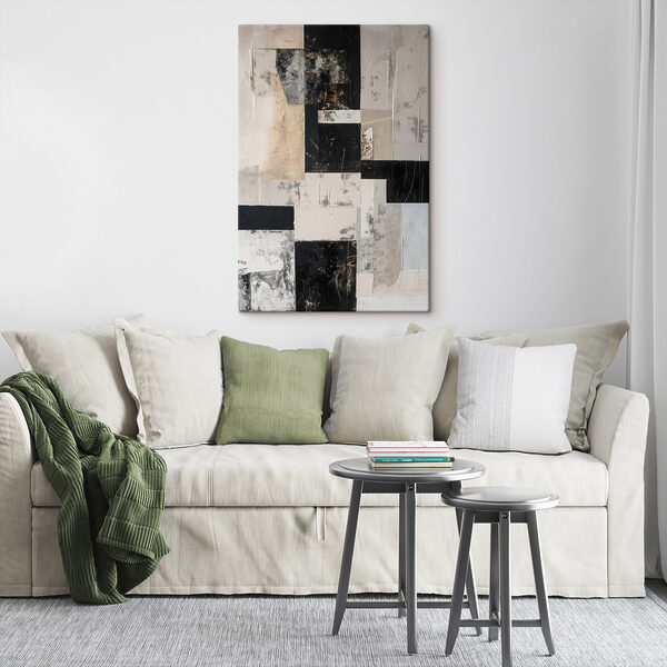 Black and white art piece Black and white art piece