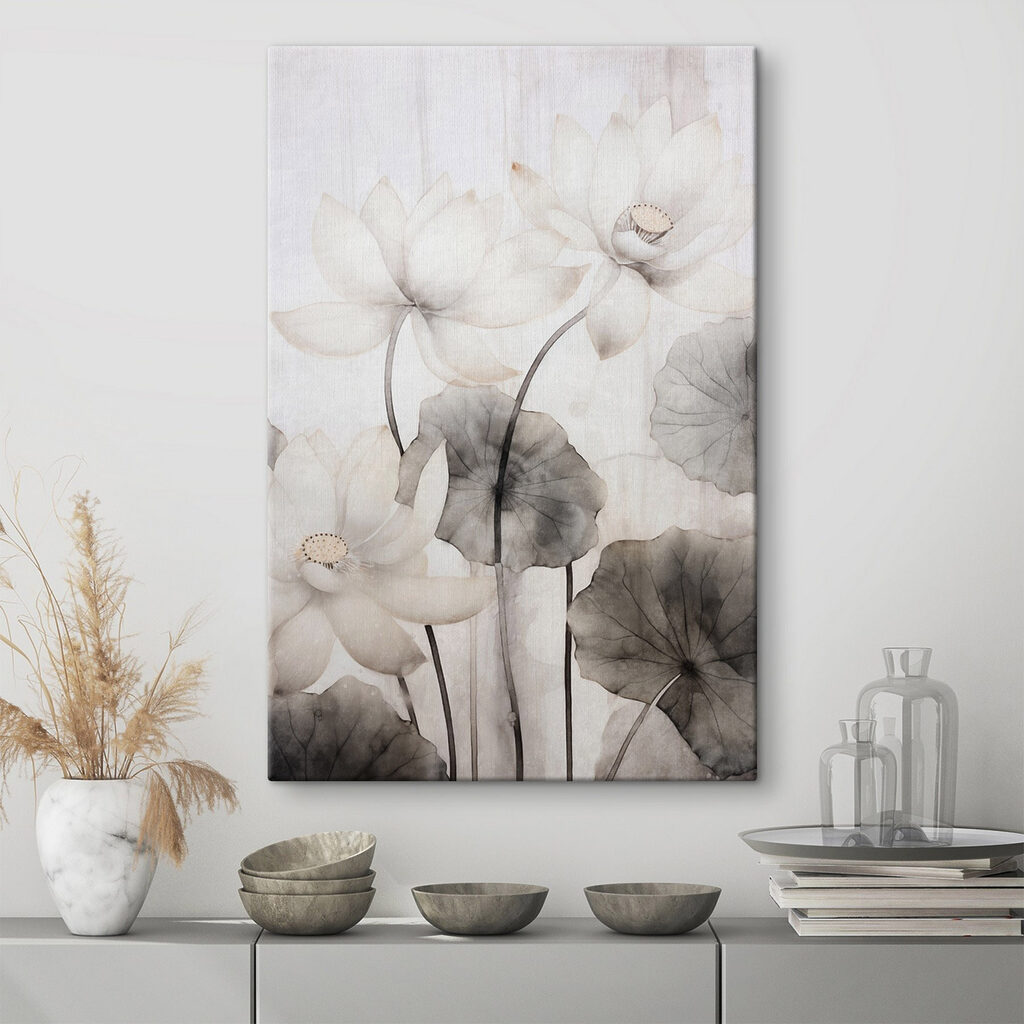 Delicate lilies on a soft background Delicate lilies on a soft background