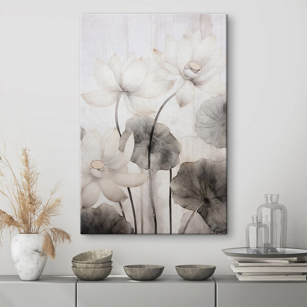Delicate lilies on a soft background Delicate lilies on a soft background