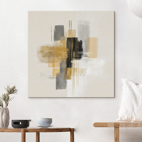 Dynamic abstract composition in soft colors Dynamic abstract composition in soft colors