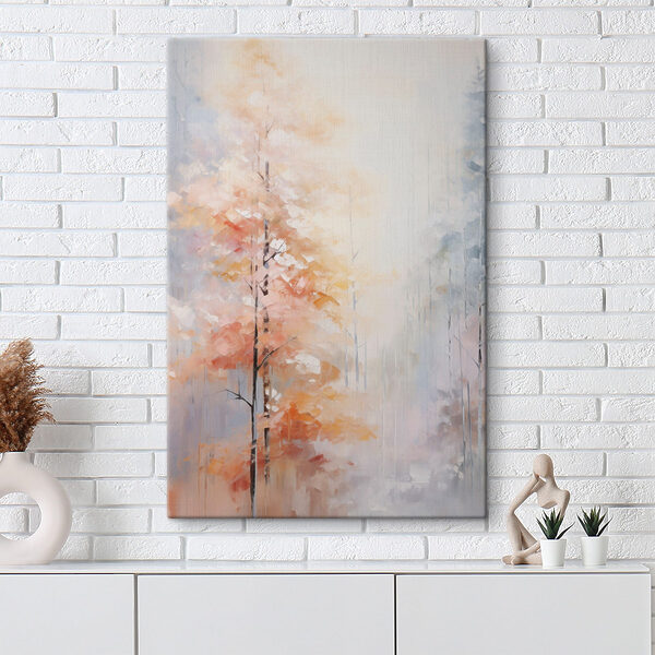 Tableaux Tableaux Peinture représentant des arbres dans une forêt (UGS : s46122)