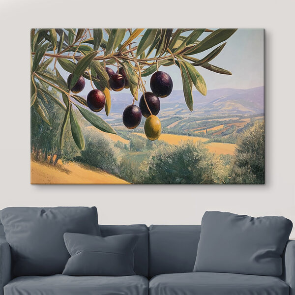 Tableaux Peinture représentant un arbre chargé de fruits