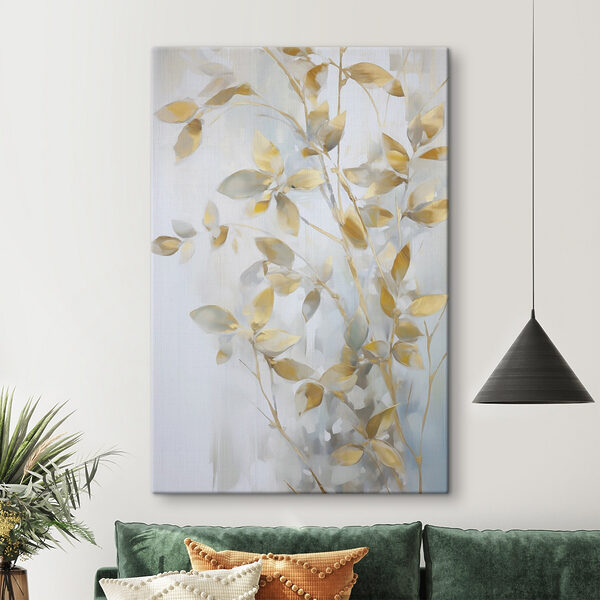 Tableaux Tableaux Peinture représentant une branche avec des feuilles (UGS : s46348)