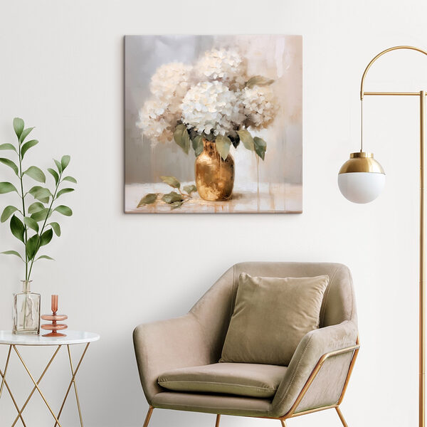 Tableaux Peinture représentant des fleurs dans un vase