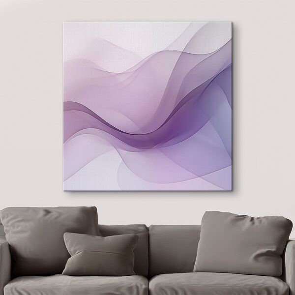 Purple and white wavy lines