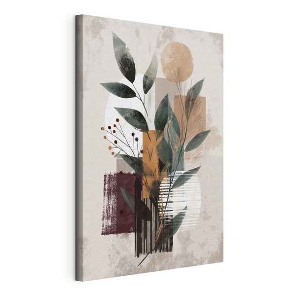 Tableaux Peinture représentant des feuilles et des fleurs