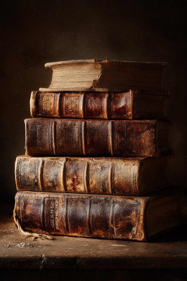 Stack of old books Stack of old books