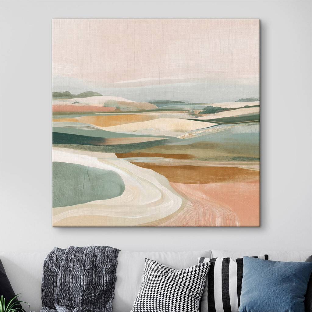 Landscape with hills and hills