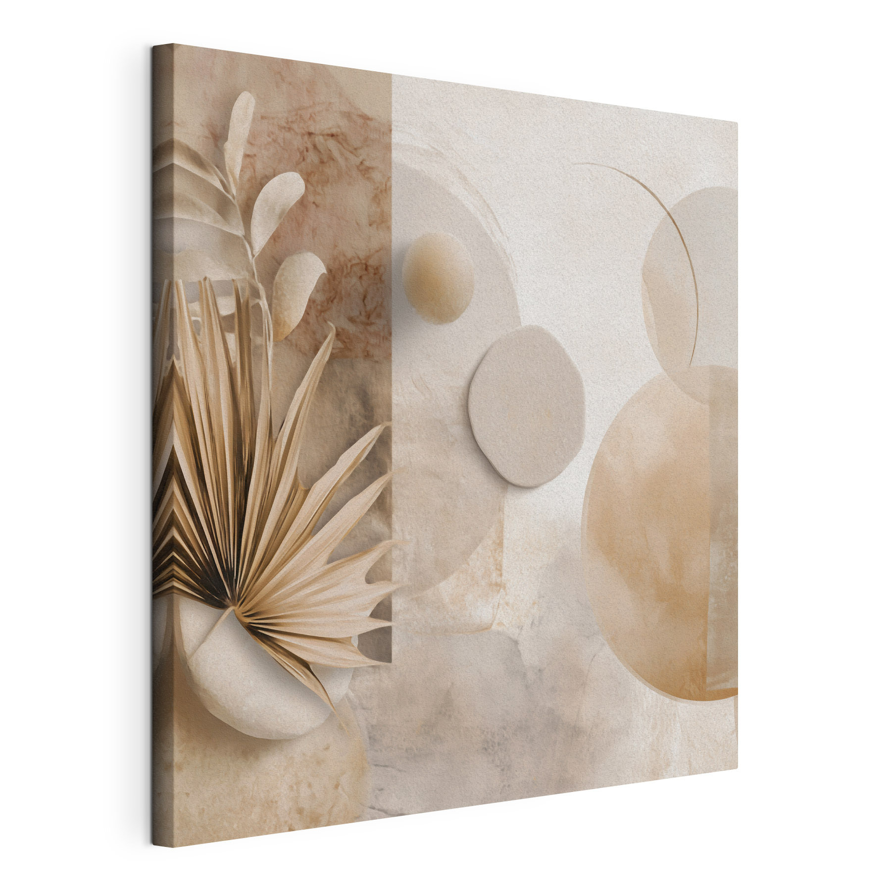 Serene abstract composition in soft tones