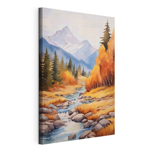 Tableaux Aquarelle représentant une rivière traversant une forêt (UGS : s46187) Tableaux Tableaux Aquarelle représentant une rivière traversant une forêt (UGS : s46187)