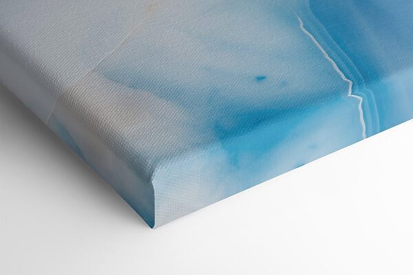 Flowing waves in calm blue tones Flowing waves in calm blue tones