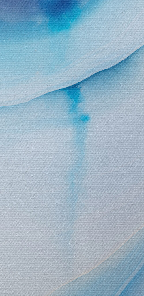 Flowing waves in calm blue tones Flowing waves in calm blue tones
