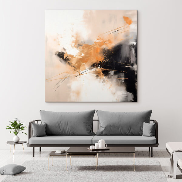 Painting of a black and white wall Painting of a black and white wall
