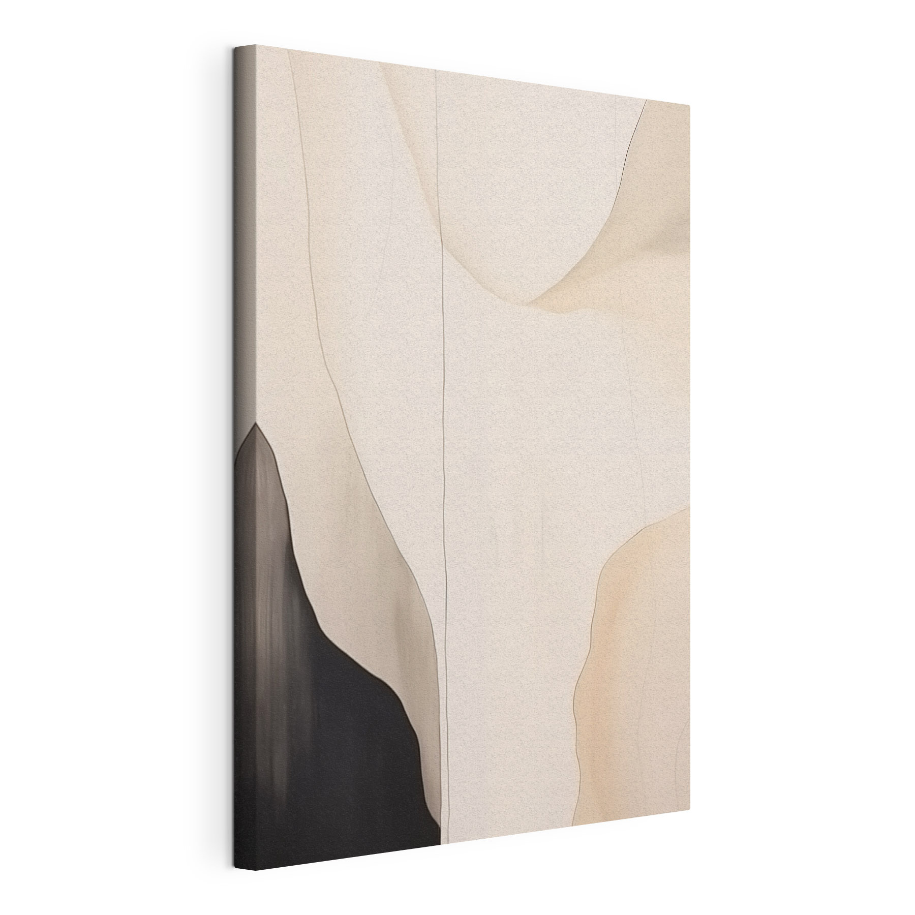 White and black wall