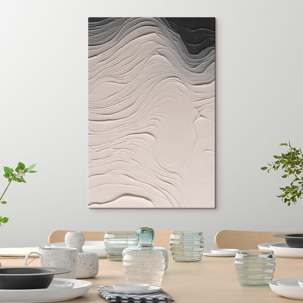 Tableaux Tableaux Fond blanc et gris (UGS : s46474)