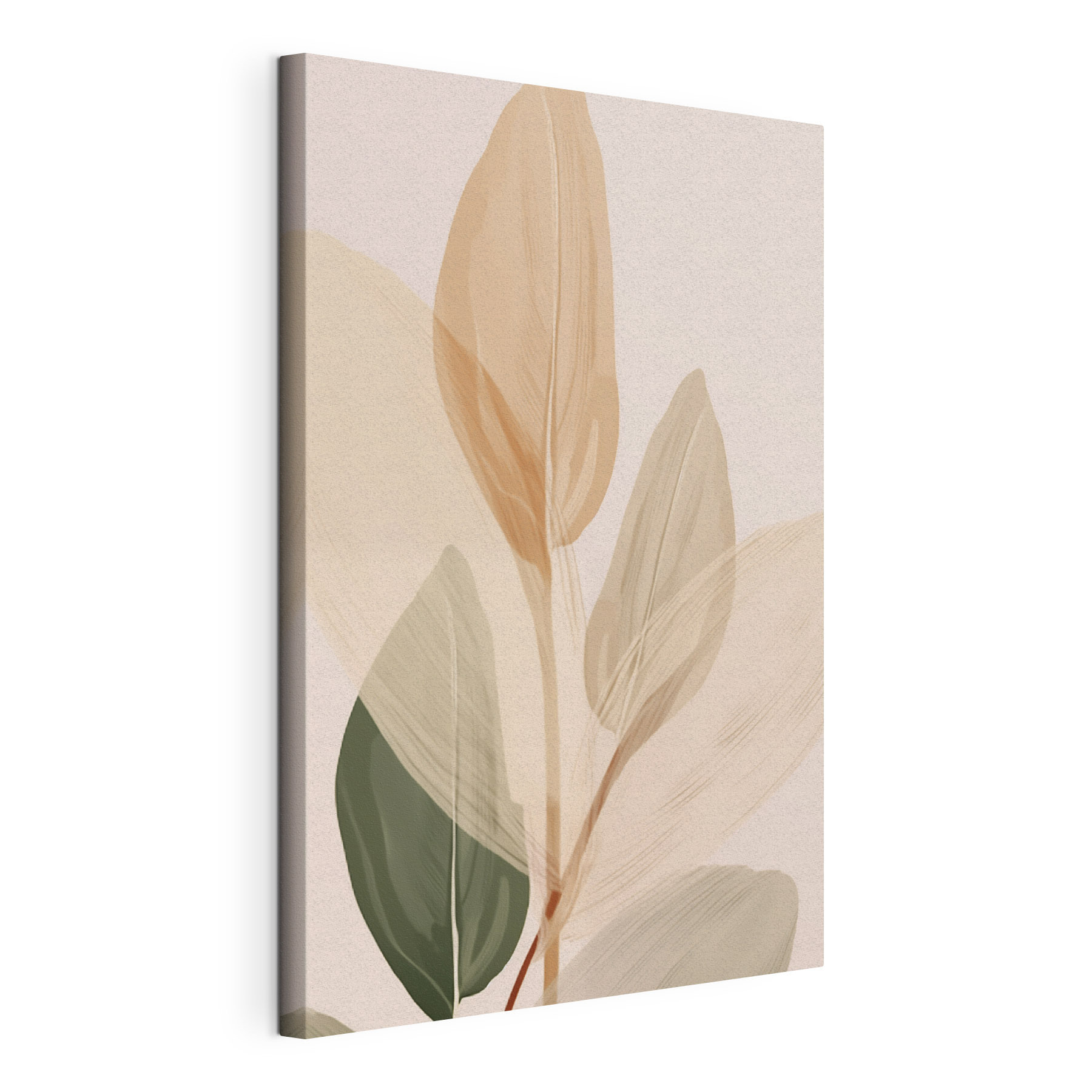 Soft hues of delicate leaves