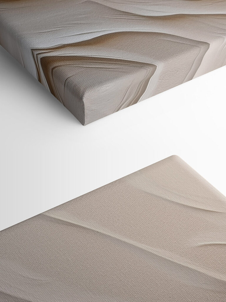 White sand with wavy lines White sand with wavy lines