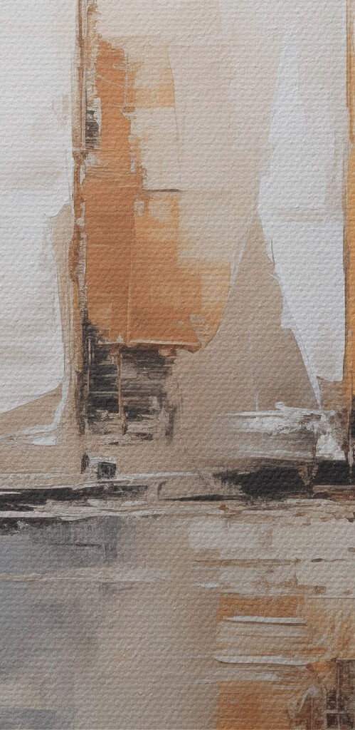 Peinture représentant un voilier sur l'eau Peinture représentant un voilier sur l'eau