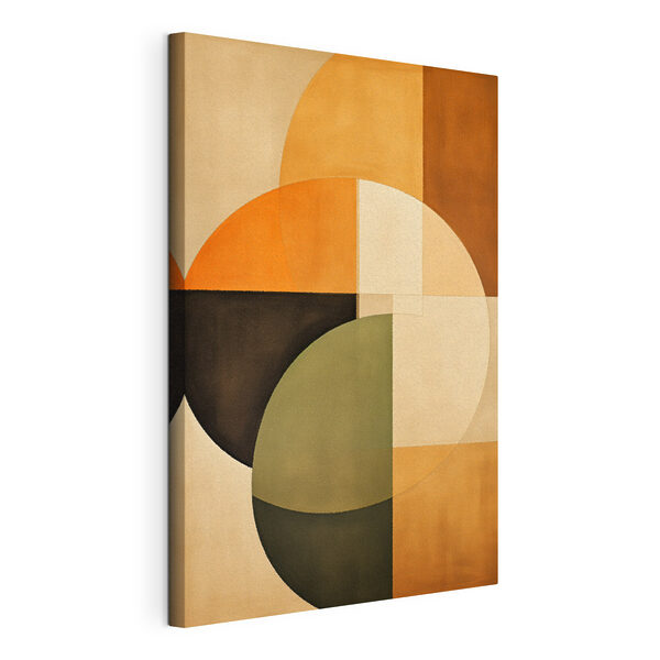 Tableaux Œuvre d'art colorée composée de cercles et de carrés (UGS : s46537) Tableaux Tableaux Œuvre d'art colorée composée de cercles et de carrés (UGS : s46537)