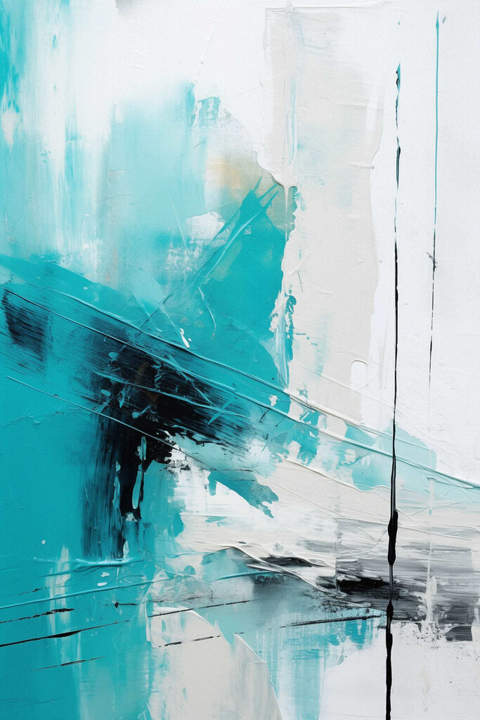 Blue and white painting Blue and white painting