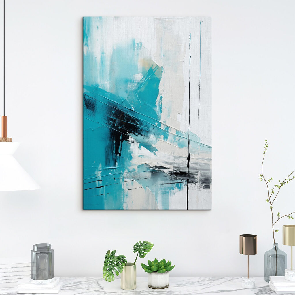 Blue and white painting Blue and white painting