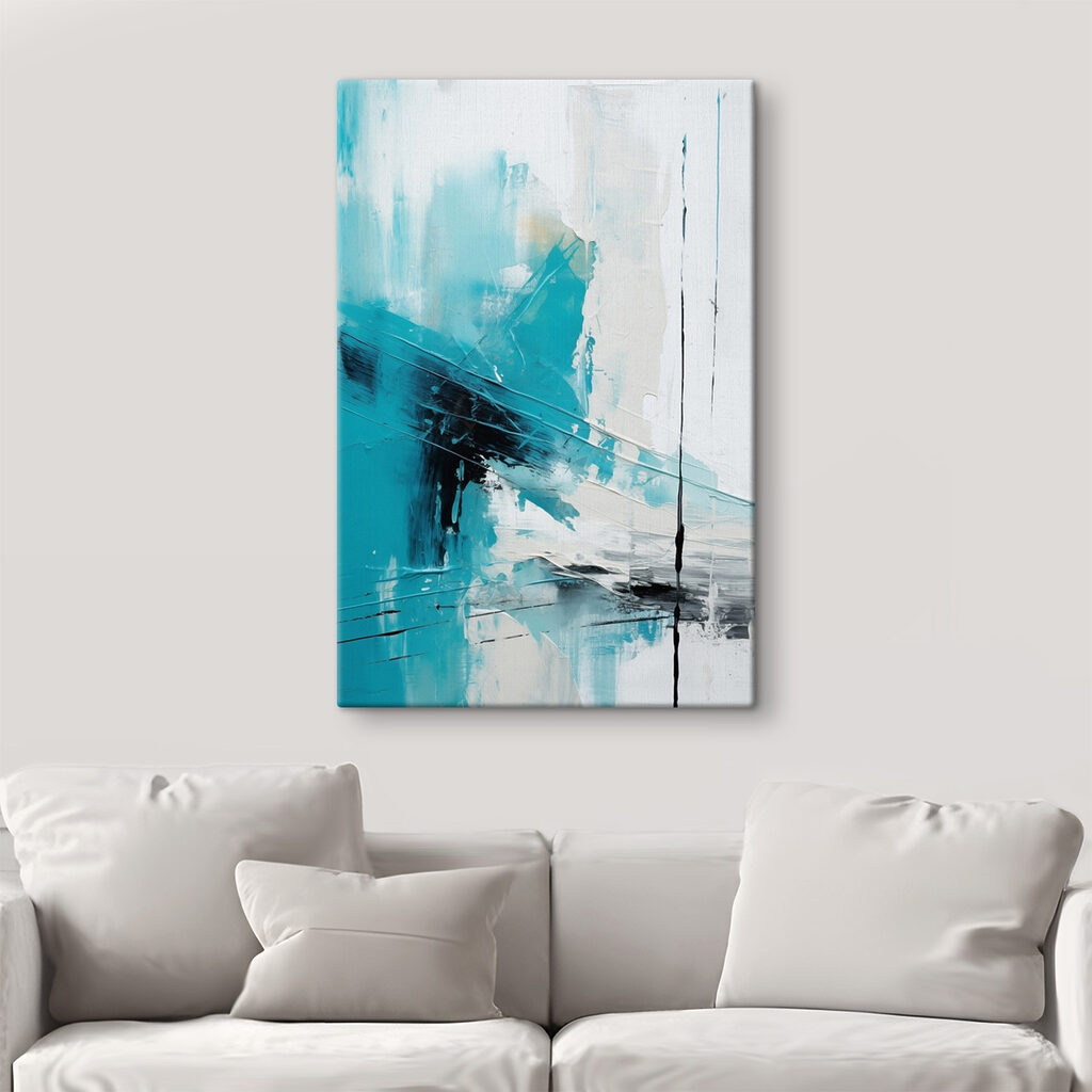 Blue and white painting Blue and white painting
