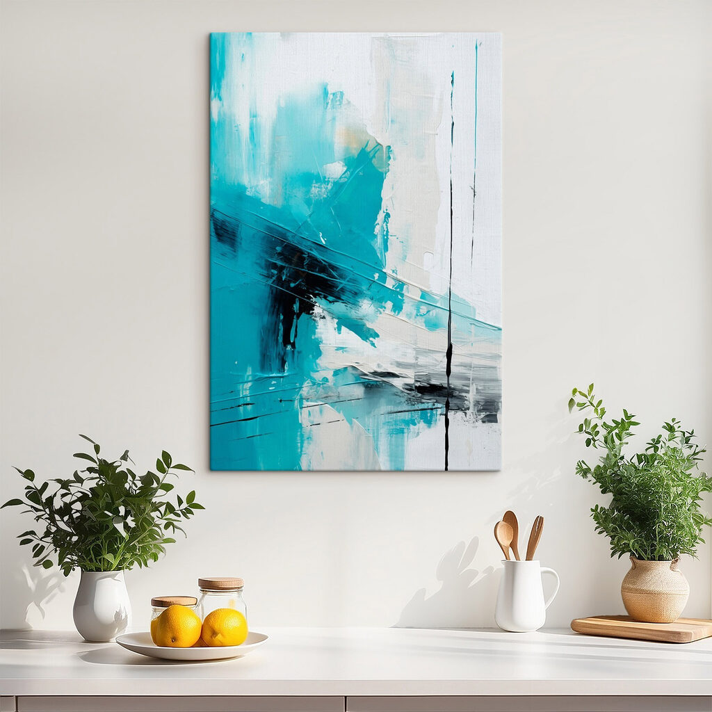 Blue and white painting Blue and white painting