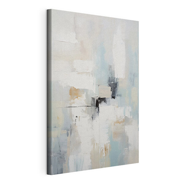 Tableaux Peinture en blanc et bleu