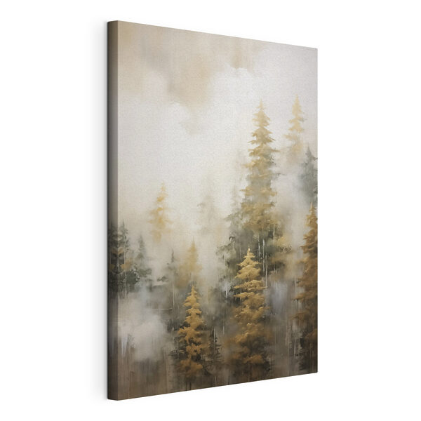 Tableaux Forêt brumeuse avec des arbres (UGS : s46672) Tableaux Tableaux Forêt brumeuse avec des arbres (UGS : s46672)