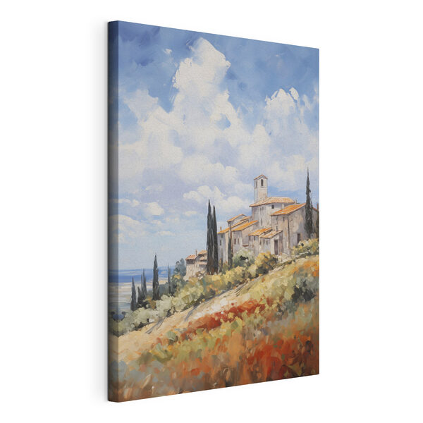 Tableaux Tableaux Peinture représentant un village (UGS : s46716)