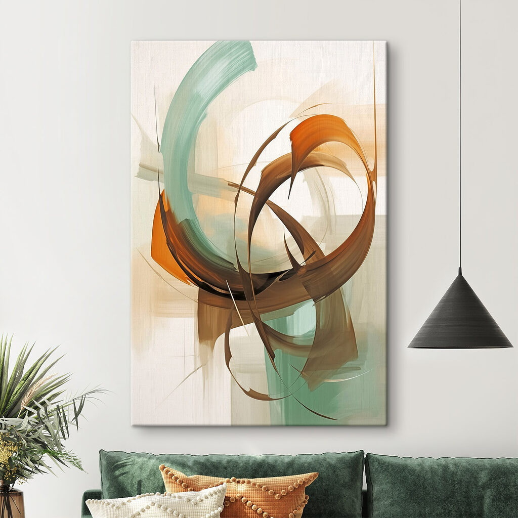 Painting of a swirly circle