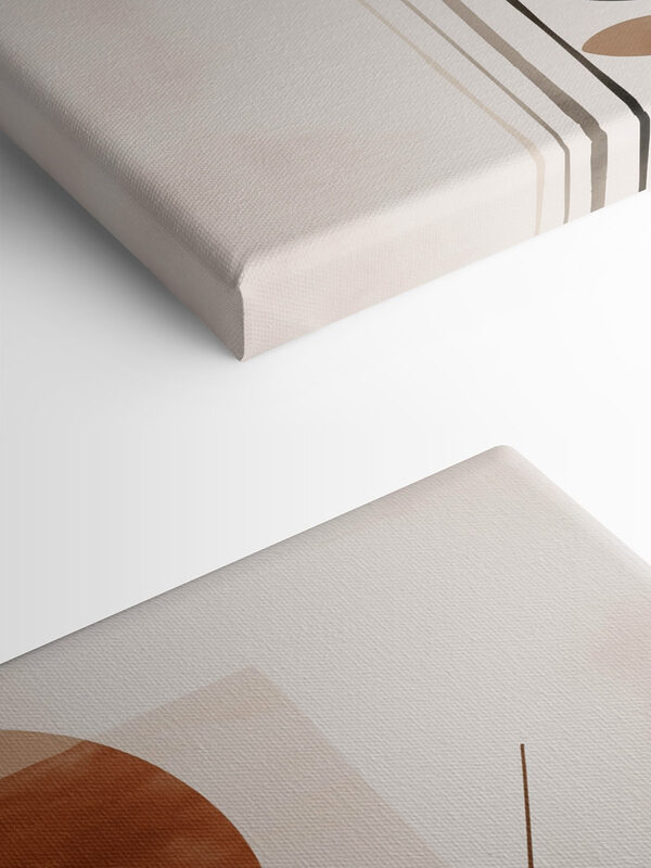Organic shapes in warm tones Organic shapes in warm tones