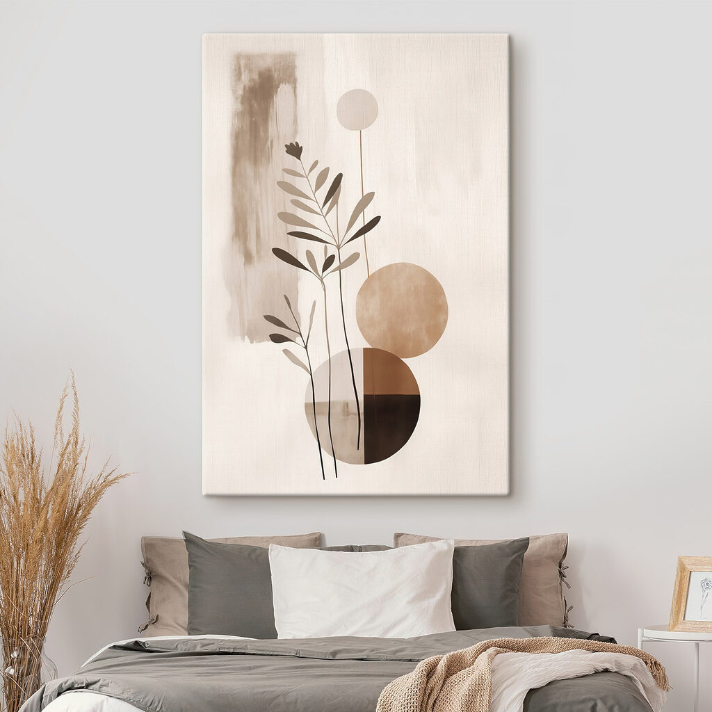 - Minimalist design with earthy tones - Minimalist design with earthy tones