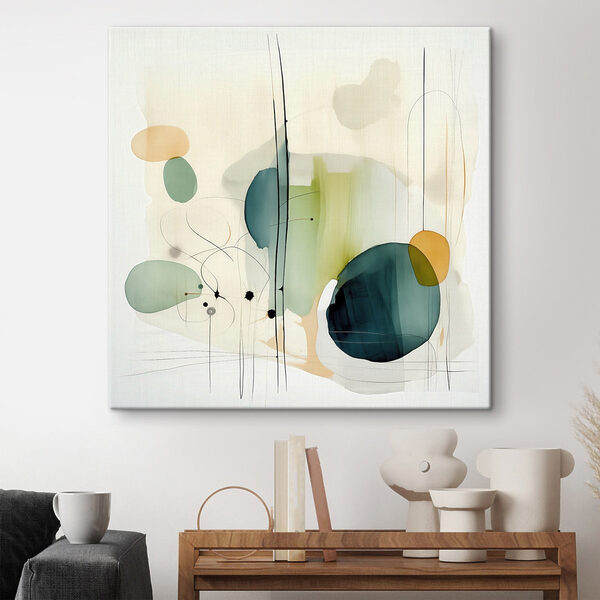 Tableaux Dessin de cercles et de lignes