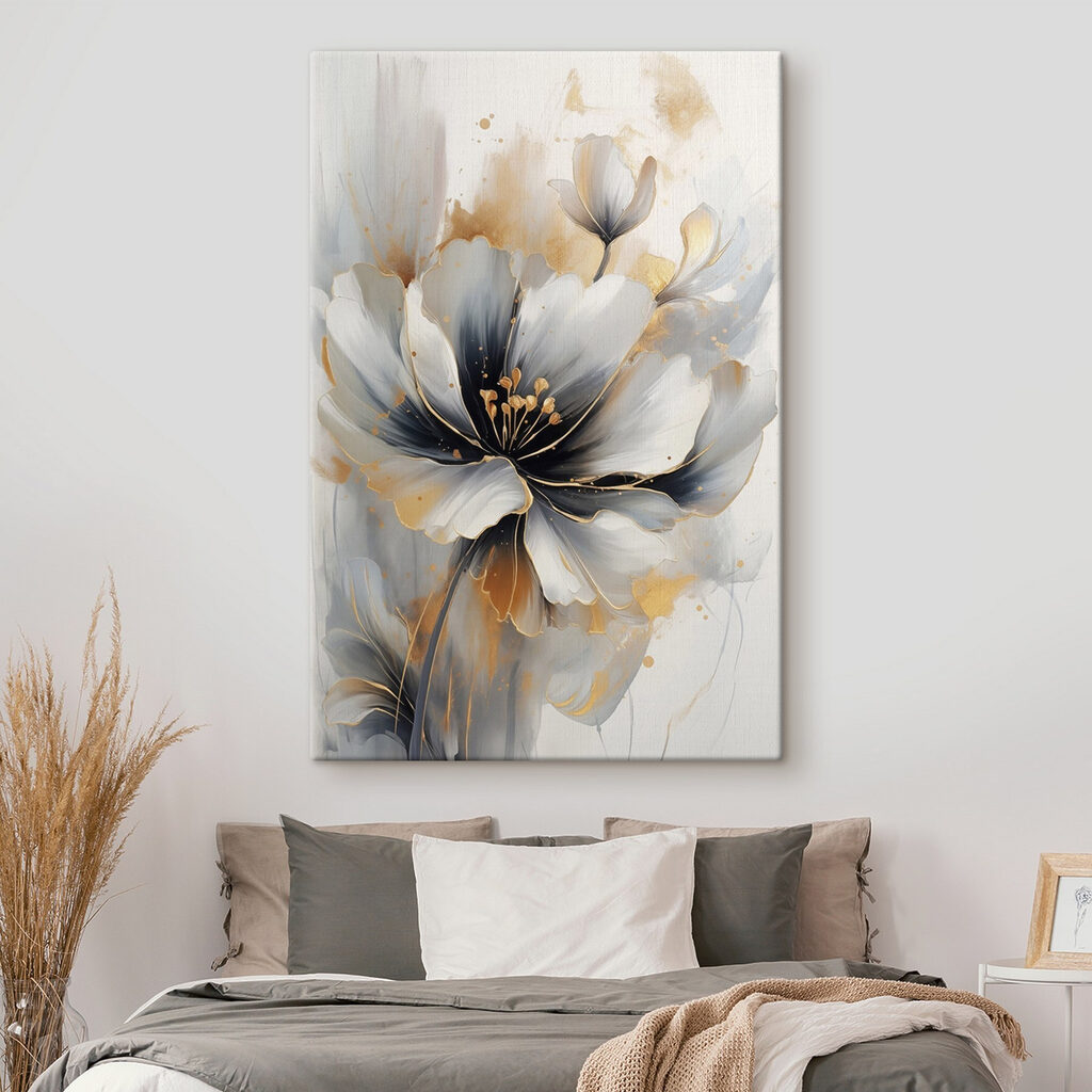 Peinture représentant une fleur Peinture représentant une fleur
