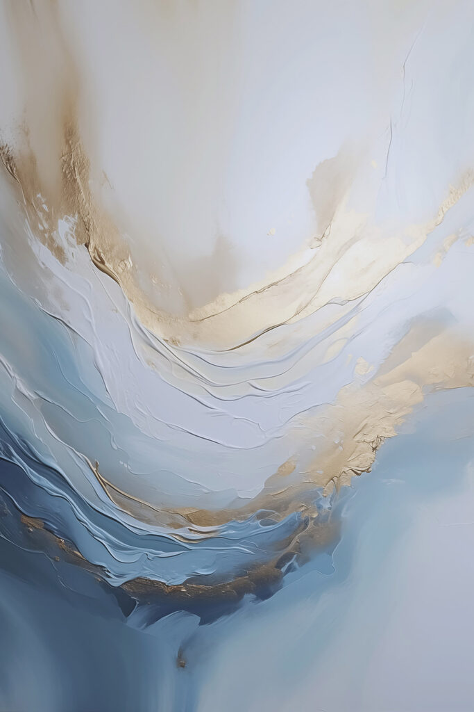 Serene waves in calming colors Serene waves in calming colors