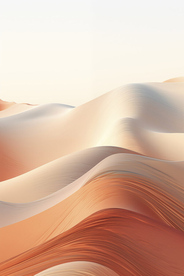 Soft waves of warm desert hues Soft waves of warm desert hues